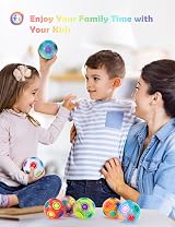 ROXENDA Magic Rainbow Ball 3D Puzzle Brain Teaser Fidget Toy 68mm White view 5
