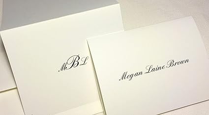custom folded note cards with envelopes