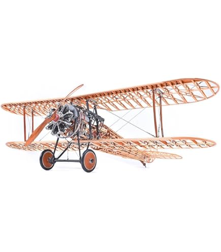 MODEL AIRWAYS 1/16スケール 木製組立キット Amazon.com: Model Airways Fokker Eindecker E-IV – 1:16 Scale