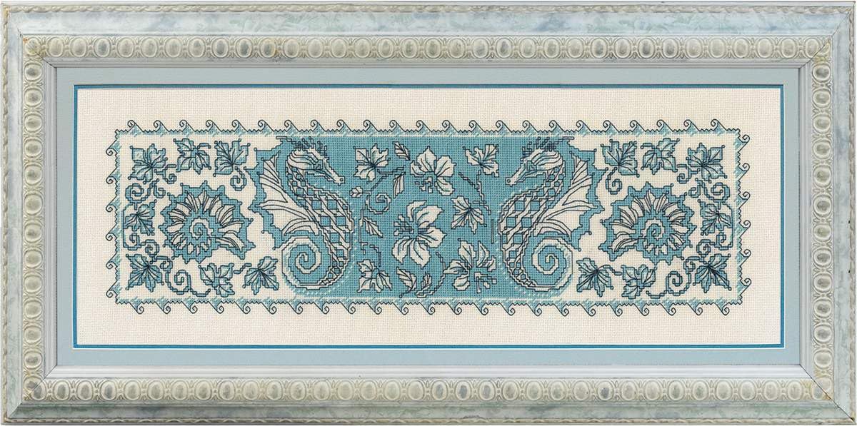 RIOLIS Cross Stitch Kit - 1703 - Seahorse Runner/Panel