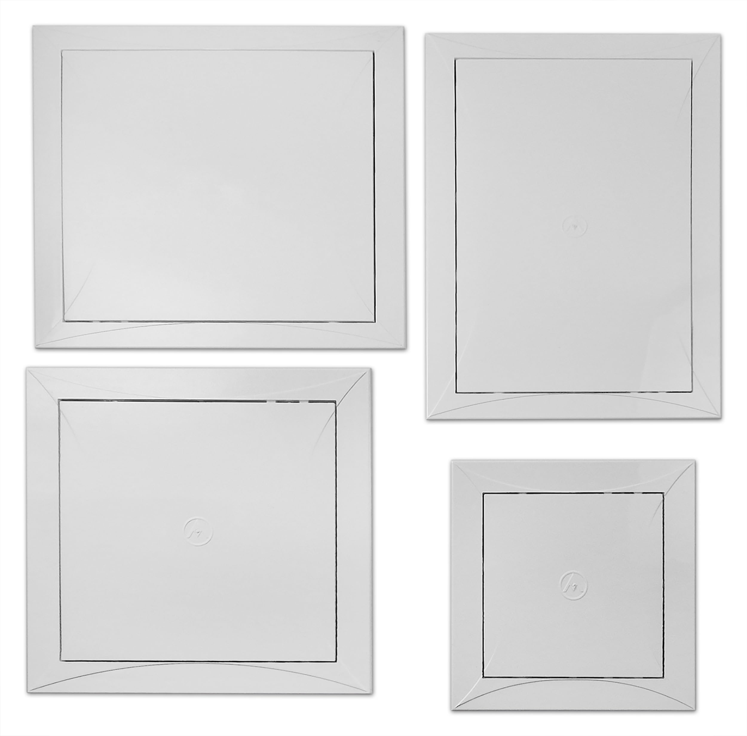 MYPURECORE Versatile ABS Plastic Inspection Hatch - Access Panel for Plasterboard, UPVC Doors and Loft - (150mm x 300mm (6x12"))