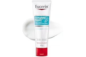 Eucerin Complete Repair Moisturizing Foot Cream, Moisturizing Lotion with 10% Urea and Ceramides for Very Dry Feet, 85 mL