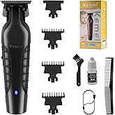 KEMEI 2299 Professional Hair/Beard Trimmer for Men, Zero Gapped Hair Clippers for Barbers, Cordless