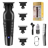 KEMEI 2299 Professional Hair/Beard Trimmer for Men, Zero Gapped Hair Clippers for Barbers, Cordless
