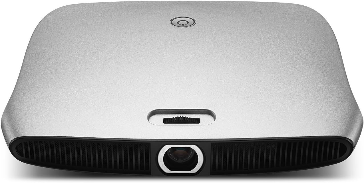 Zenbility 4K 3D Portable DLP Projector, 64 Bit Architecture, Quad Core Processor, Android, Wifi, Built-in Rechargeable Battery