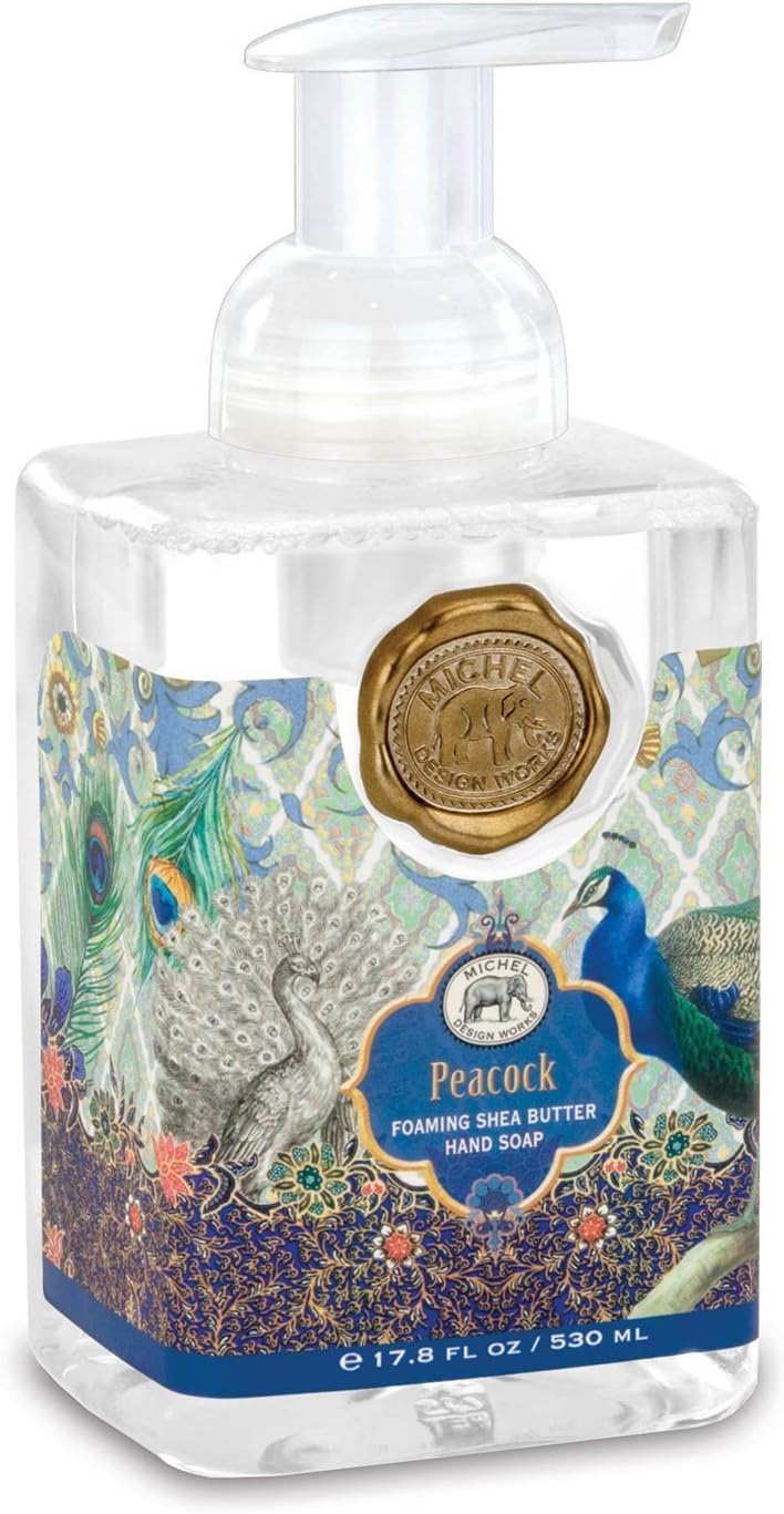 Michel Design Works Foaming Hand Soap 17.8oz Shea Butter Aloe Vera Peacock Scent