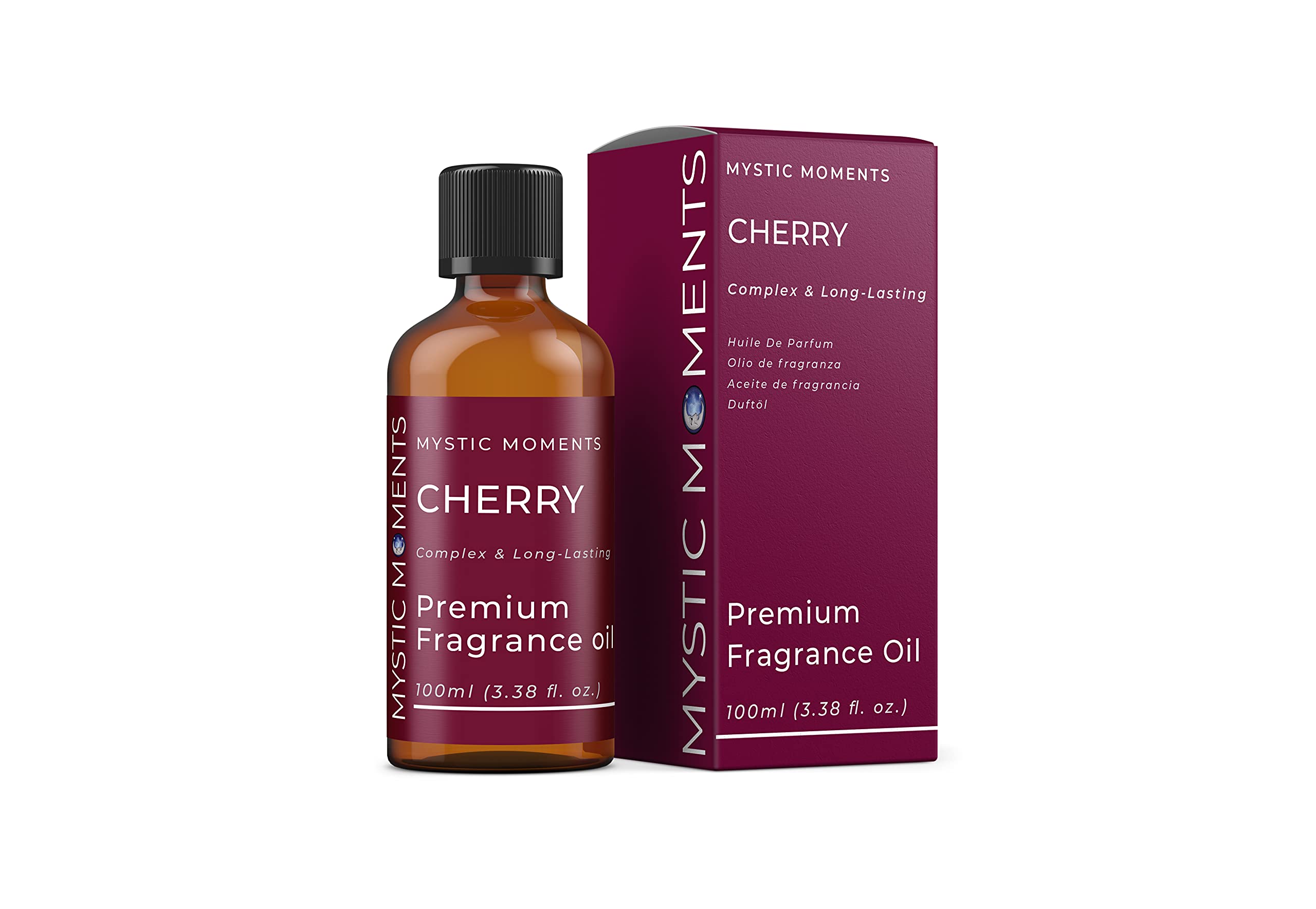 Mystic Moments | Cherry Fragrance Oil - 100ml - Perfect for Soaps, Candles, Bath Bombs, Oil Burners, Diffusers and Skin & Hair Care Items — image 1