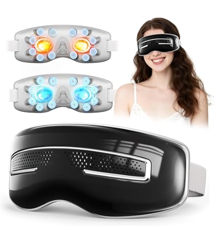Amazon.com: PATINS 4D Smart Airbag Vibration Electric Eye Massager Air  Pressure Hot Compress LED Display Eye Care Device : Health & Household