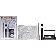 MAC Snowtrance Eye Kit for Women - 4 Pc 0.1oz Eye Shadow Duo, 0.41oz M-A-C Stack Mascara - Black, 0.01oz M-A-C Colour Excess Gel Pencil Eye Liner - Gold Goals, Pouch
