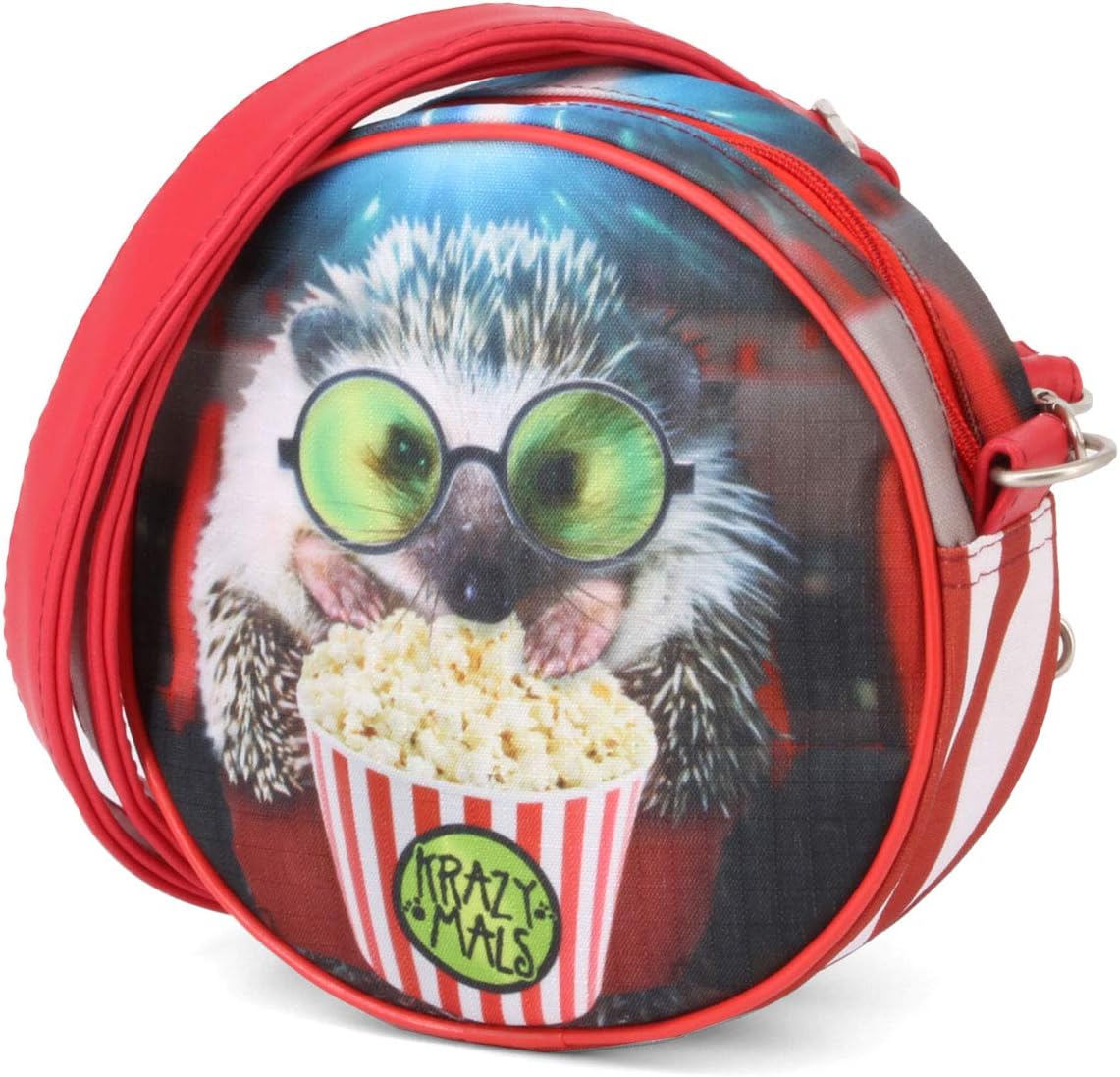 Krazymals Hedgehog-Round Shoulder Bag, Multicolour, 18 x 18 cm - Image 4