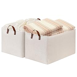 DULLEMELO Beige Storage Baskets for Organizing, Set
