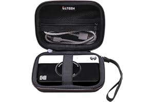 L LTGEM LTGEM Case Compatible with Kodak Printomatic/Kodak EKTAR H35 / Kodak Step Full-Color Instant Print Digital Camera(Inside: 5"x3.6"x1.7"), Black
