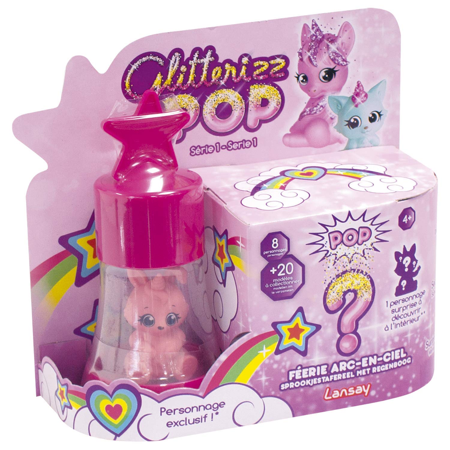 My Glitter Pop 26501 Double Pack asstd, Star, Multicoloured