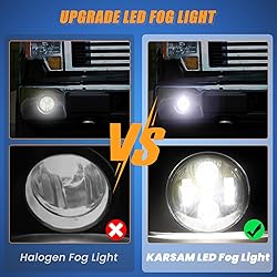 KARSAM 2PCS LED Fog Lights for 2006 2007 2008 2009