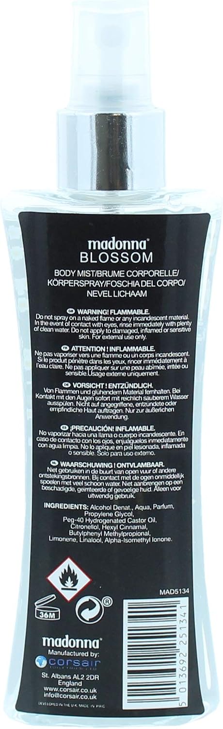 Madonna 100ml Body Mist Blossom, WHITE, 100 ml (Pack of 1) - Image 3