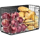 Magnetic Shelf for Fridge , Fruit Potato & Onion Storage Bins, Pantry Organizers & Storage, Large Container Magnetic Basket for Refrigerator, Kitchen Counter, Cabinet, Magnetic Fridge Organizer