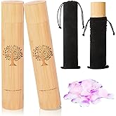 Small Scattering Urns for Human Ashes Adult,9''x2'' Scattering Tubes for Human Ashes,Eco Friendly Biodegradable Urns for Human Ashes(Set of 2,Tree of Life Pattern)