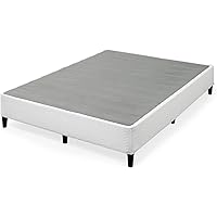 ZINUS Keenan Metal Mattress Foundation / Standing Box Spring / Headboard Brackets Included / Easy Assembly, Queen