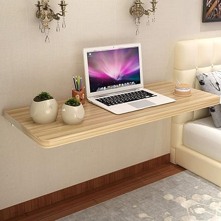 DFJU Klappbarer Wand-Schreibtisch Drop-Leaf-Klapptisch Schwimmender