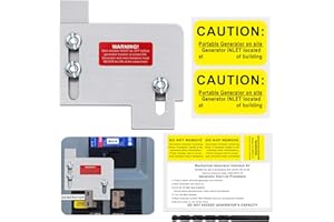 FLNGR Generator Interlock Kit CH150/200 Amp Panels,Horizontal Main TAN Breaker,1.5" Spacing,Safe Generator Transfer Switch (Compatible with CH Series Only)