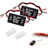 FDCTSD 2PCS 12-24V LED Brake Light Strobe Flasher Module, Flashing Controller For Tail Stop Lights &amp; High Mount 3rd Brake Lights, Universal For Cars Motorcycles Trucks