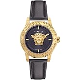 Versace Medusa Deco Leather Watch