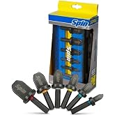 SPIN S6000 6-Piece Drill Bit Swaging Tool Set 1/4, 3/8, 1/2, 5/8, 3/4, 7/8-Inch
