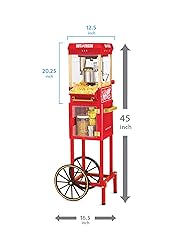 Nostalgia Popcorn Maker Machine - Professional Cart