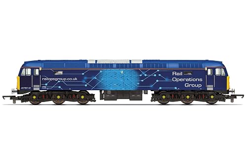 Hornby R30046 ROG, Class 47, Co, 47812 Railroad Locomotives, Blue in ...
