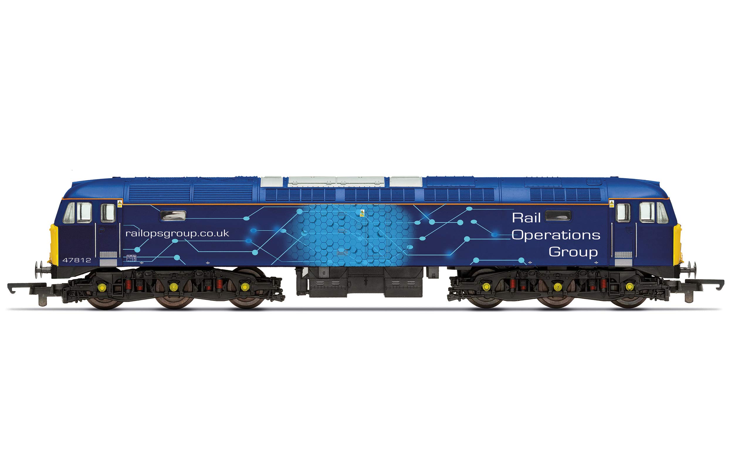 Hornby R30046 ROG, Class 47, Co, 47812 Railroad Locomotives, Blue