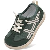 LeIsfIt Toddler Barefoot Shoes Kids Wide Toe Box Slip-On Sneakers | Zero Drop, Breathable Mesh, Non-Slip TPR Outsole, School, Walking, Tennis &amp; Outdoor Play