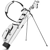 Findway Golf Stand Bag, [Upgraded Generous Space] Small Golf Bag for Driving Range, Par 3 &amp; Executive Courses, Lightweight Sunday Golf Club Carry Bag with 3 Pockets