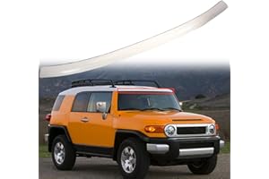 BENERAY 75503-35061-A0 Front Outside Upper Windshield Molding Trim fits for Toyota FJ Cruiser 2007-2014, Replace# 755033501A0, White, Top Windshield Reveal Molding
