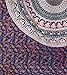 Labhanshi Hippie Tapestry, Hippy Mandala Bohemian Tapestries, Indian Dorm Decor, Psychedelic Tapestry Wall Hanging Ethnic Decorative Tapestry, 85 X 55 Inches (Multi Color)