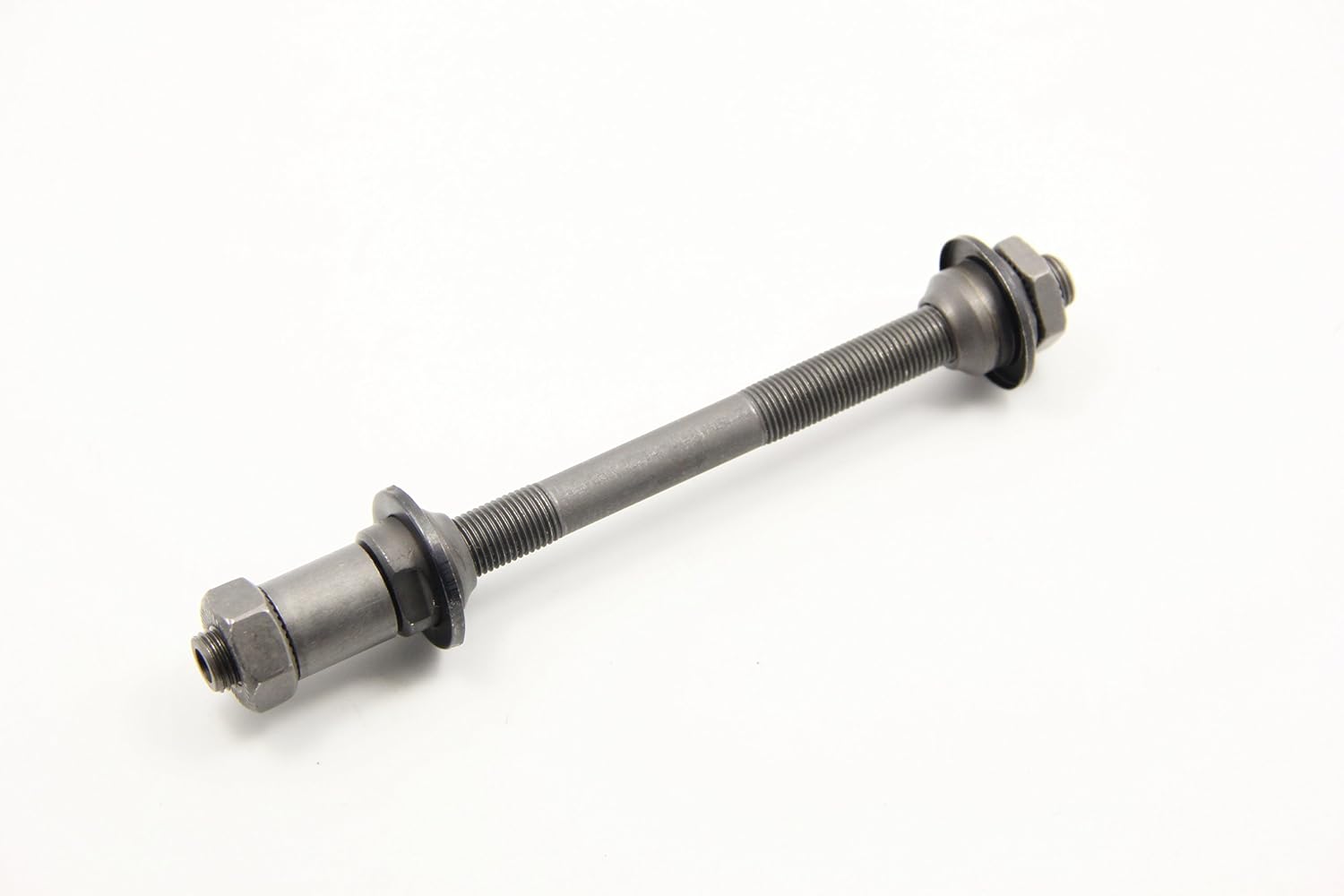 Bike Bicycle 3/8 X 145mm Hollow Axle Rear Axle Hub Cones Locknuts