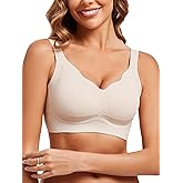 Anti Sagging Full Coverage Bras for Women，No Underwire Bras for Women Wireless Push-Up