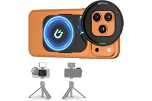 Upgraded 67mm Phone Lens Filter Adapter Mount for iPhone 17 16 15 14 Pro Max Plus Air, Double-Sided Magnetic Phone Lens Filte