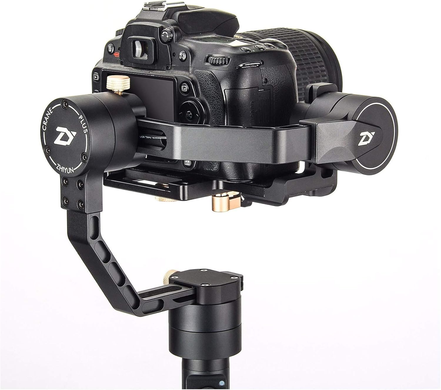 Zhiyun Crane Plus 3-Axis Handheld Gimbal Stabilizer for DSLR and Mirrorless Camera compatible Sony Panasonic LUMIX Nikon Canon POV Large Payload Timelapse Object Tracking New Version zhi yun Crane V2 : Camera & Photo