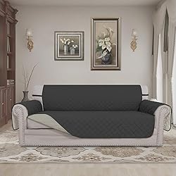 Easy-Going Reversible Couch Cover for 3 Cushion