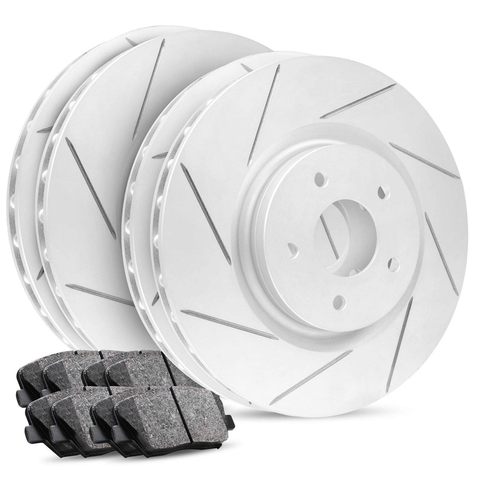 Photo 1 of ****factory sealed *** R1 Concepts Front and Rear Brakes and Rotors| Hardware Included| Front and Rear Ceramic Brake Pads and Rotors Kit| Fits 2014-2019 Nissan Rogue