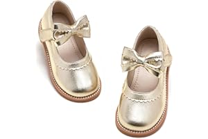 Kiderence Toddler Girls Mary Jane Dress Shoes Little Girls School Oxford Flats