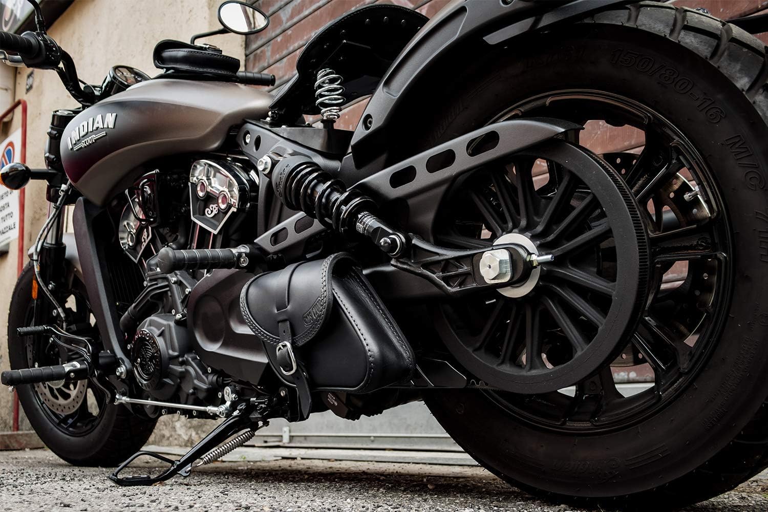 swing arm bag for indian scout