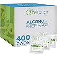 Care Touch Alcohol Wipes Individually Wrapped - Prep Pads with 70% Isopropyl Alcohol, Great for Home, Medical & First Aid Kit