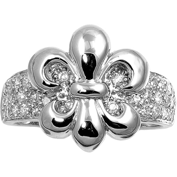 Anillo Tous Anillo De Plata Fleur De Lys Lis Lirio Real