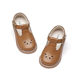 Felix & Flora Toddler Little Girl Oxford Brown Mary