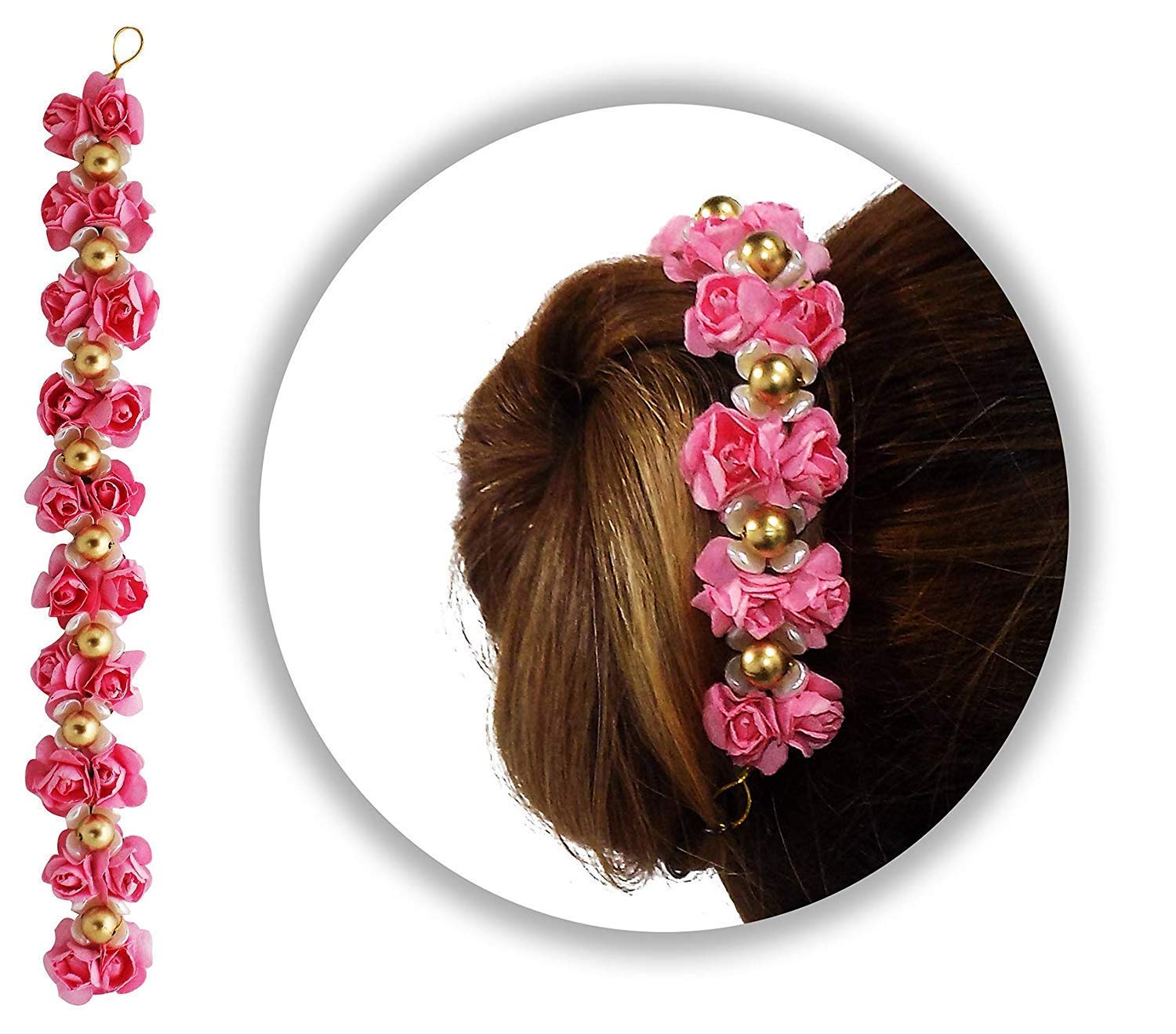 Buy Wizme Partywear Hair Gajra For Wedding Occasions Artificial