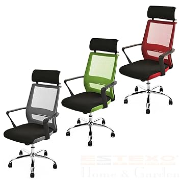 Sitzmobel Burostuhl Netz Schreibtischstuhl Schwarz Drehstuhl Chefsessel Netzstuhl Mesh Buro Schreibwaren Blowmind Com Br