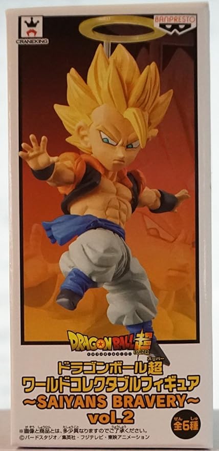 Amazon ドラゴンボール超 ワールドコレクタブルフィギュア Saiyans Bravery Vol 2 超サイヤ人 ゴジータ おもちゃ おもちゃ