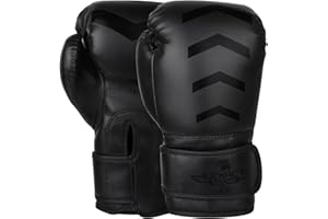 Exxact Sports Knockout Youth Boxing Gloves for Kids (3-15 Years) with Padded Protection and Wrist Support, Durable Engineered Leather Kids Boxing Gloves for Sparring, Muay Thai and Boxing