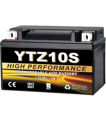Amazon.com: Yuasa YUAM7210A YTZ10S Factory Activated YTZ High